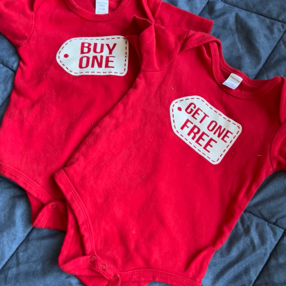 BOGO Twins onesies